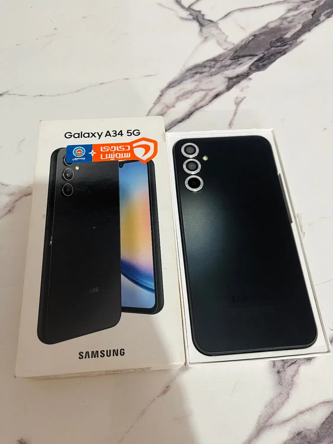 Samsung Galaxy A34 5G تمیز و سالم|موبایل|تهران, آهنگ|دیوار