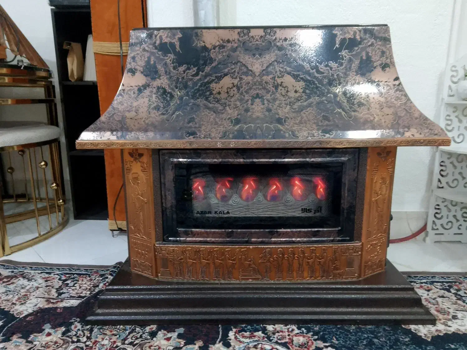 بخاری شومینه ای|بخاری، هیتر، شومینه|شاهین‌شهر, عطار|دیوار