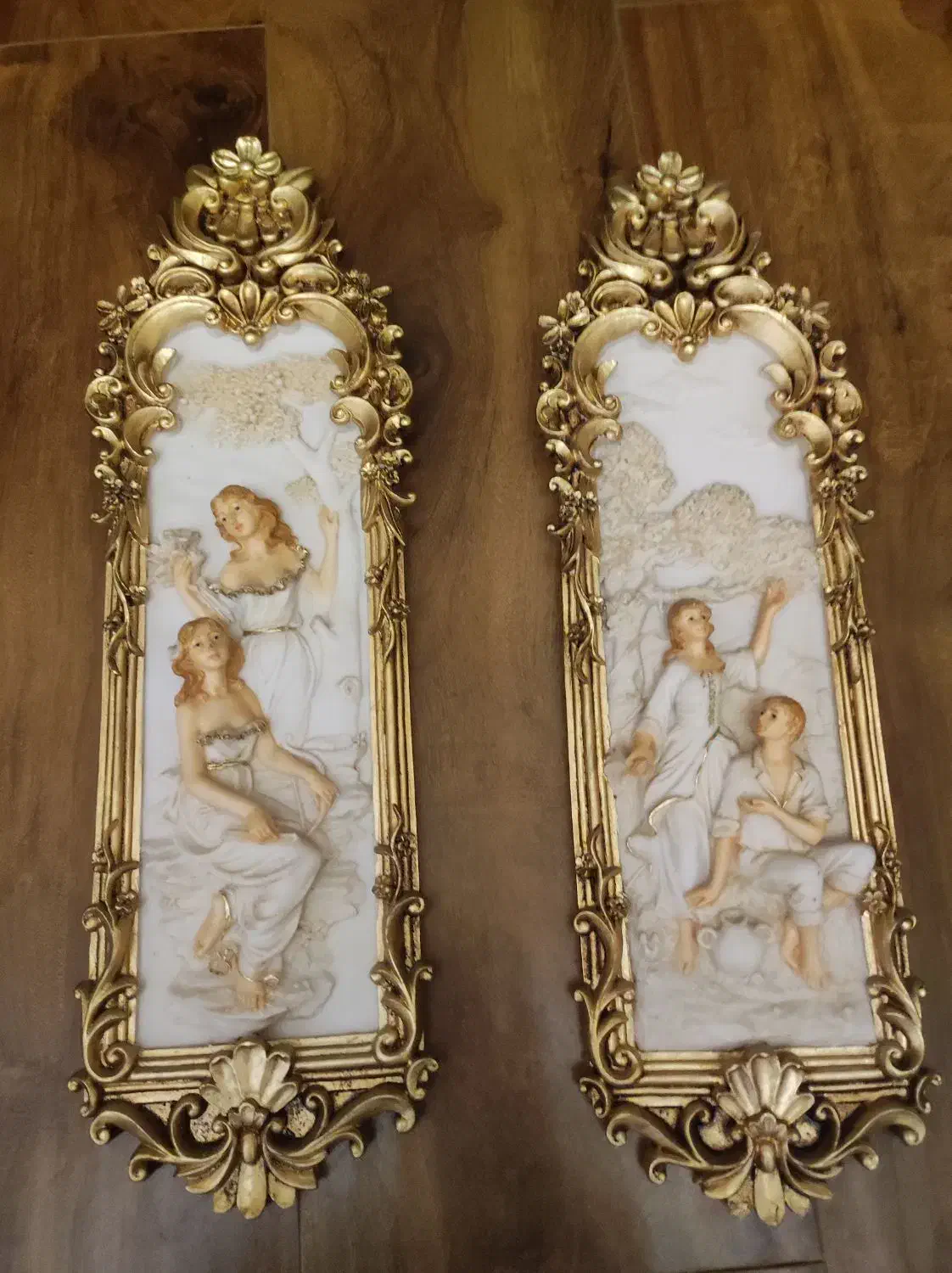 تابلو چینی سلطنتی ۴ تایی|تابلو، نقاشی، عکس|بندر انزلی, سی متری|دیوار