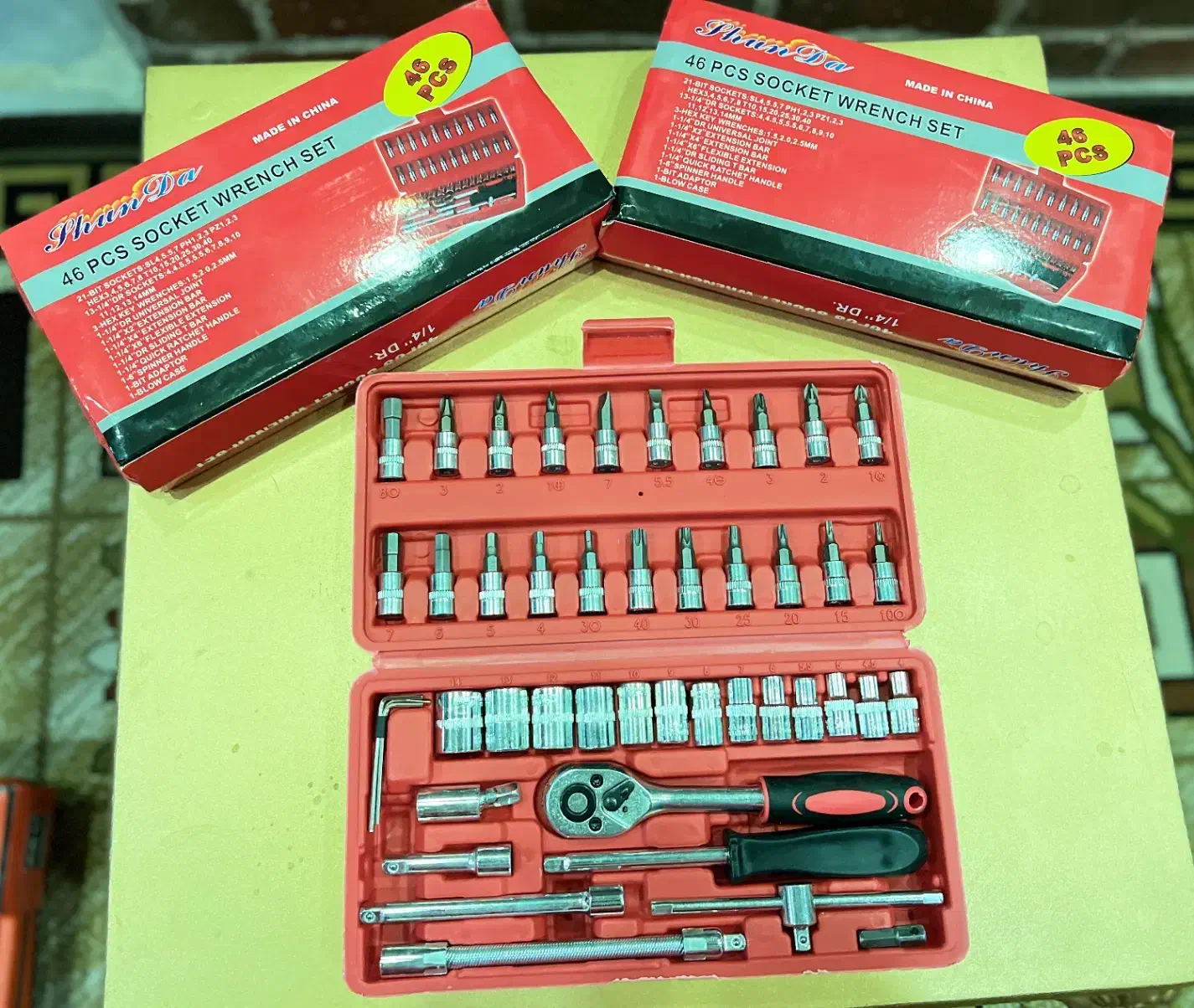 جعبه بکس۴۶ پارچه|ابزارآلات|شیراز, زرهی|دیوار