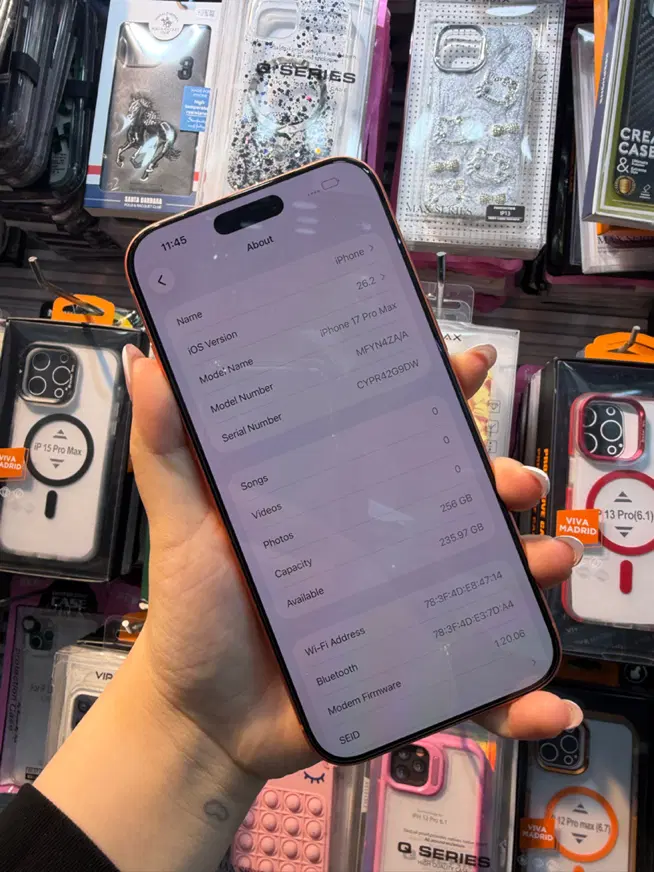 Iphone 17 Pro Max 256G 99 Za|موبایل|اهواز, نادری|دیوار