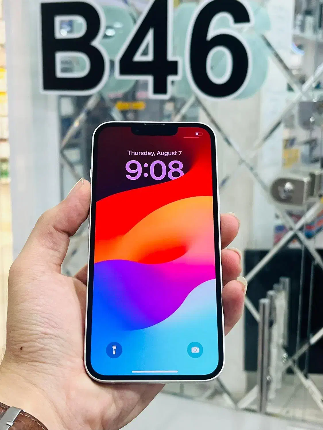 آبفون ۱۳ iphone حافظه ۱۲۸ سفید باطری ۸۸ تمیز|موبایل|شیراز, زند|دیوار