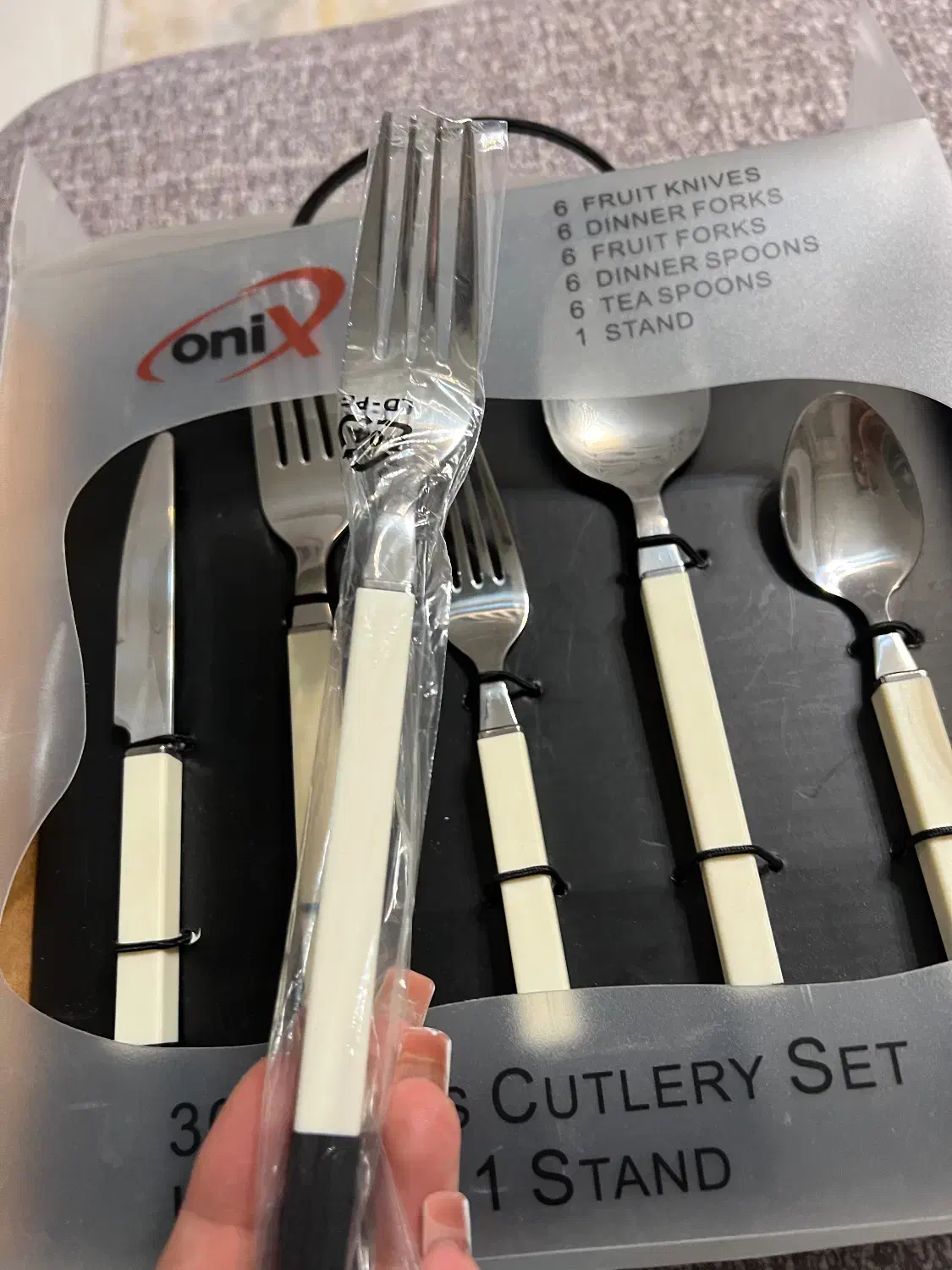 قاشق چنگال اونیکس|ظروف سرو و پذیرایی|شهریار, شهریار|دیوار