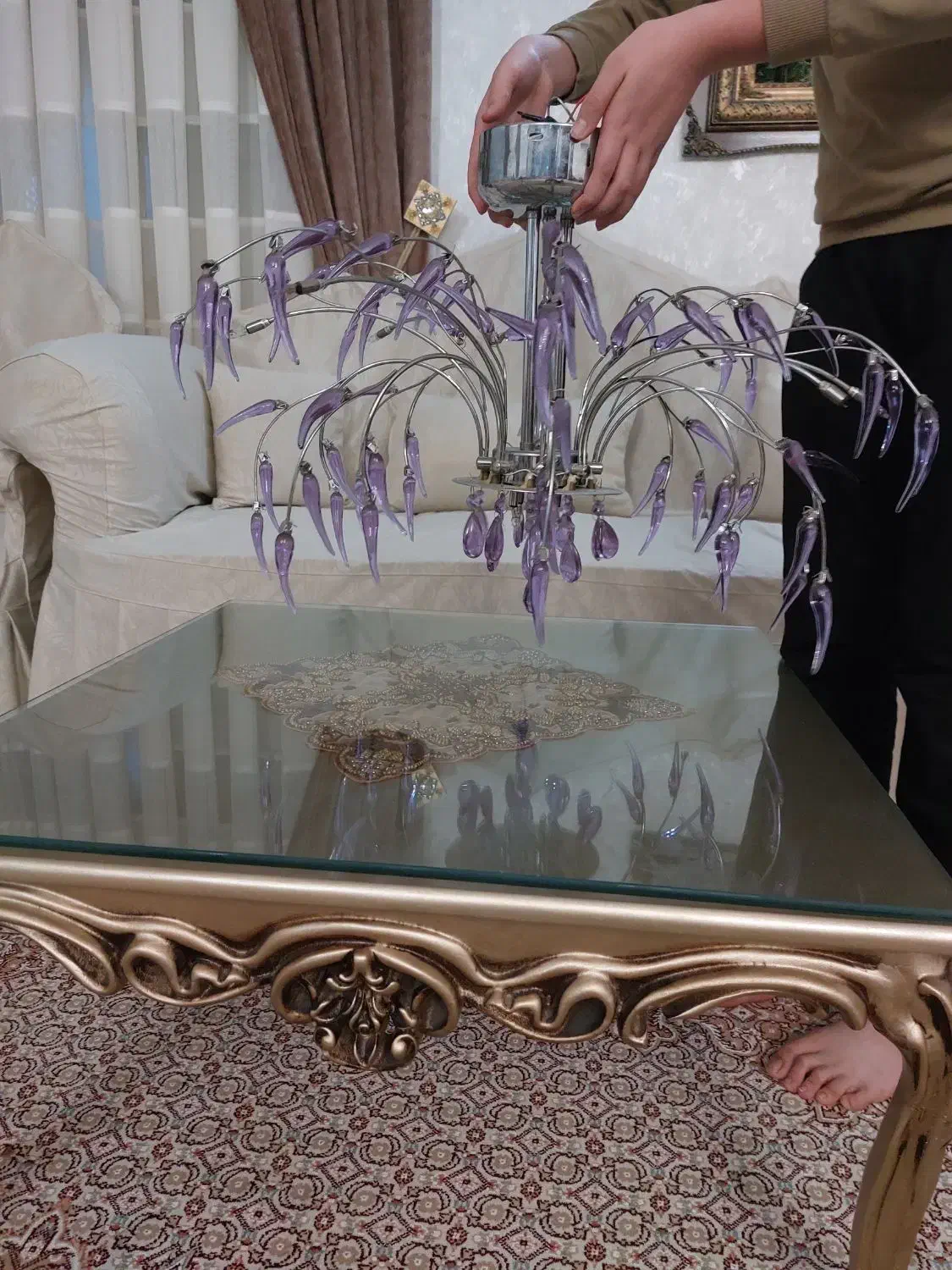 لوستر|لوستر و چراغ آویز|ارومیه, |دیوار