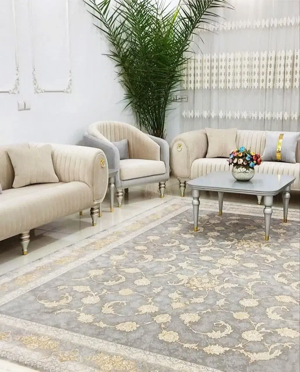 مبل راحتی چستر صدفی|مبلمان خانگی و میز عسلی|سمنان, |دیوار