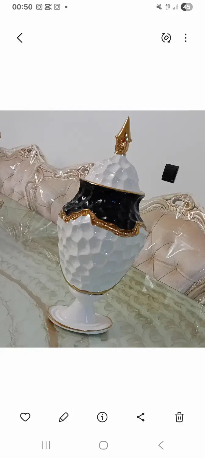 شکلات خوری پایه بلند|ظروف سرو و پذیرایی|رامسر, |دیوار