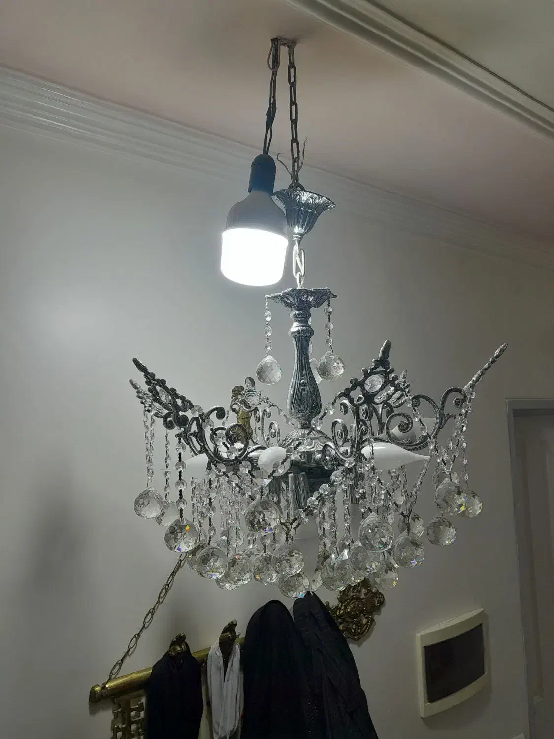 لوستر برنز|لوستر و چراغ آویز|تبریز, |دیوار