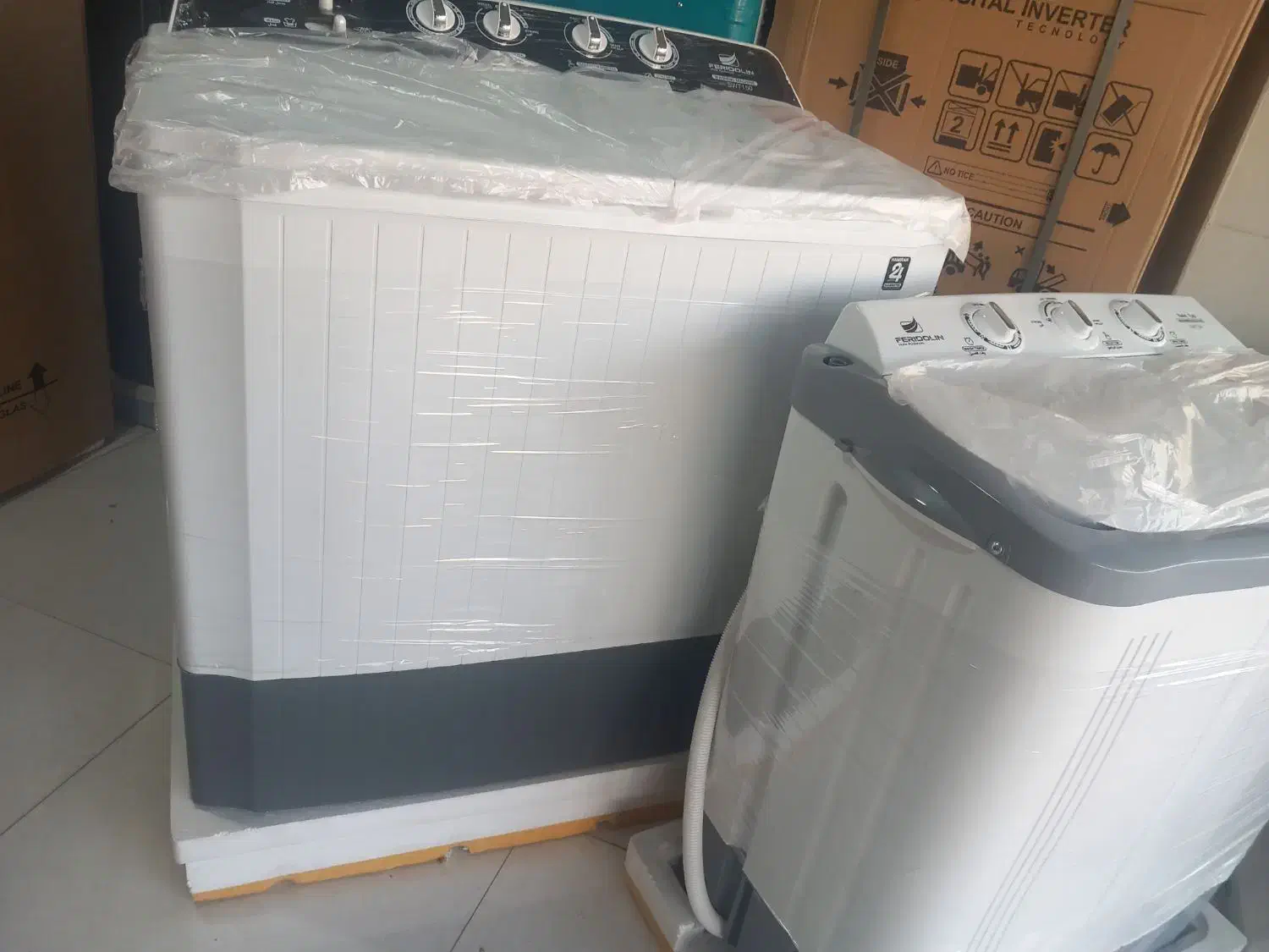 فروش انواع لباسشویی دوقلو از ۷کیلو به بالا|ماشین لباسشویی و خشک‌کن لباس|اصفهان, شاهد|دیوار