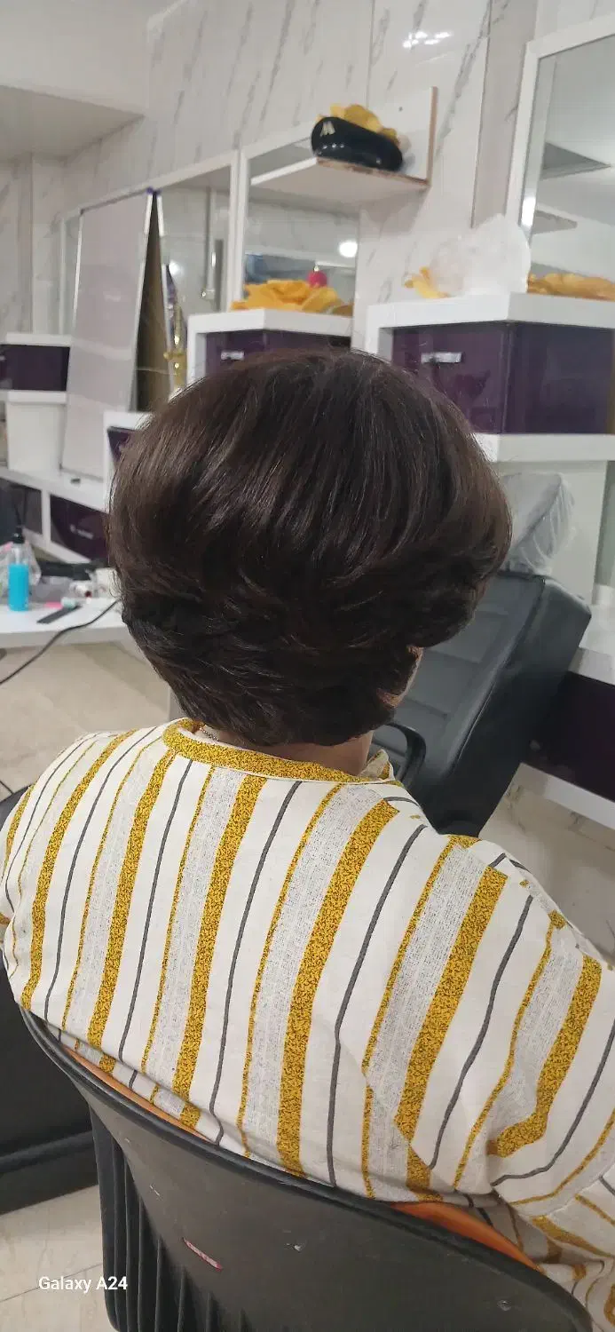 مدل کوتاهی همراه بابراشینگ (رایگان)|خدمات آرایشگری و زیبایی|نجفآباد, امام خمینی|دیوار