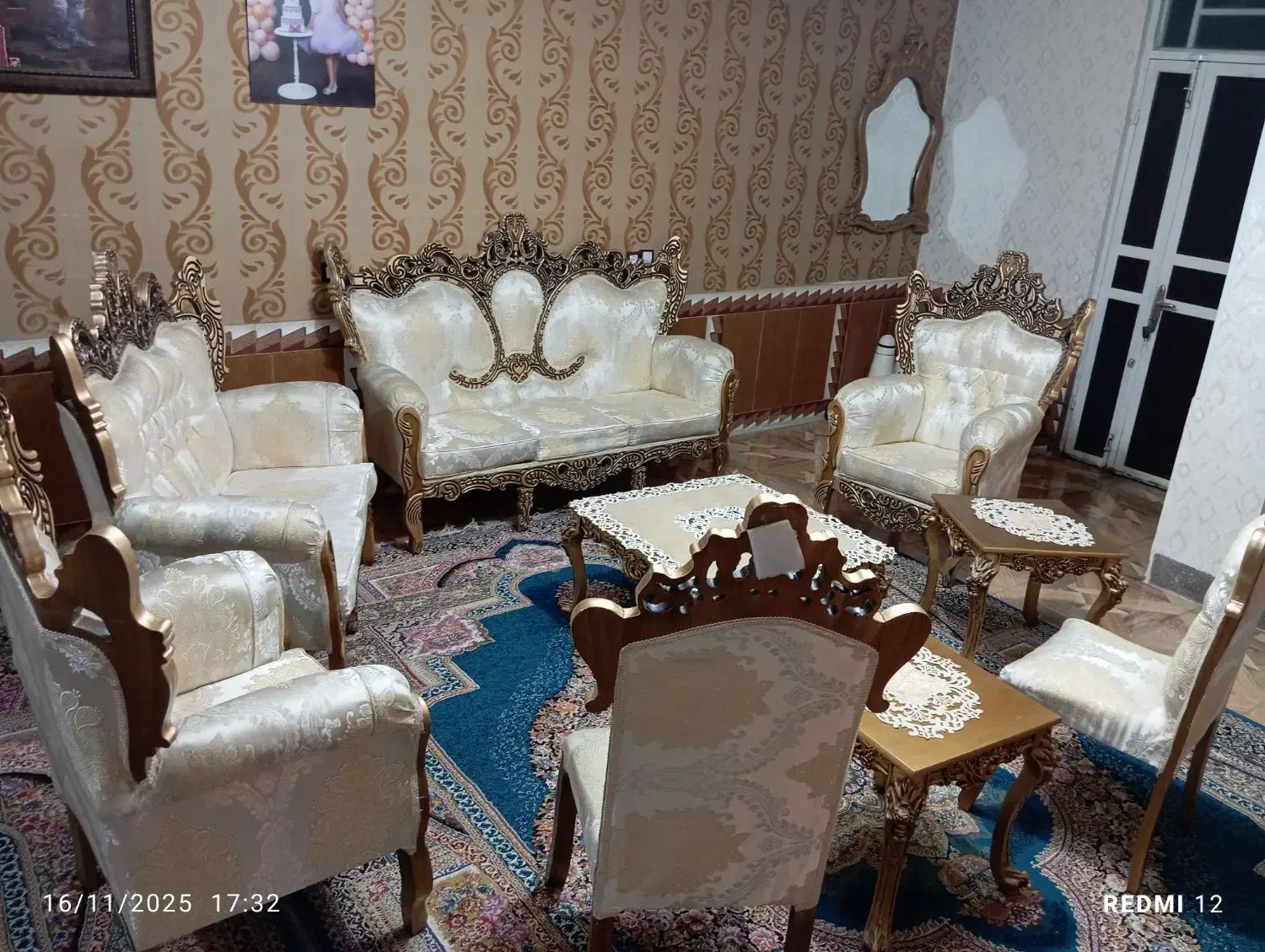 مبل سلطنتی|مبلمان خانگی و میز عسلی|شیراز, شهرک مدرس|دیوار