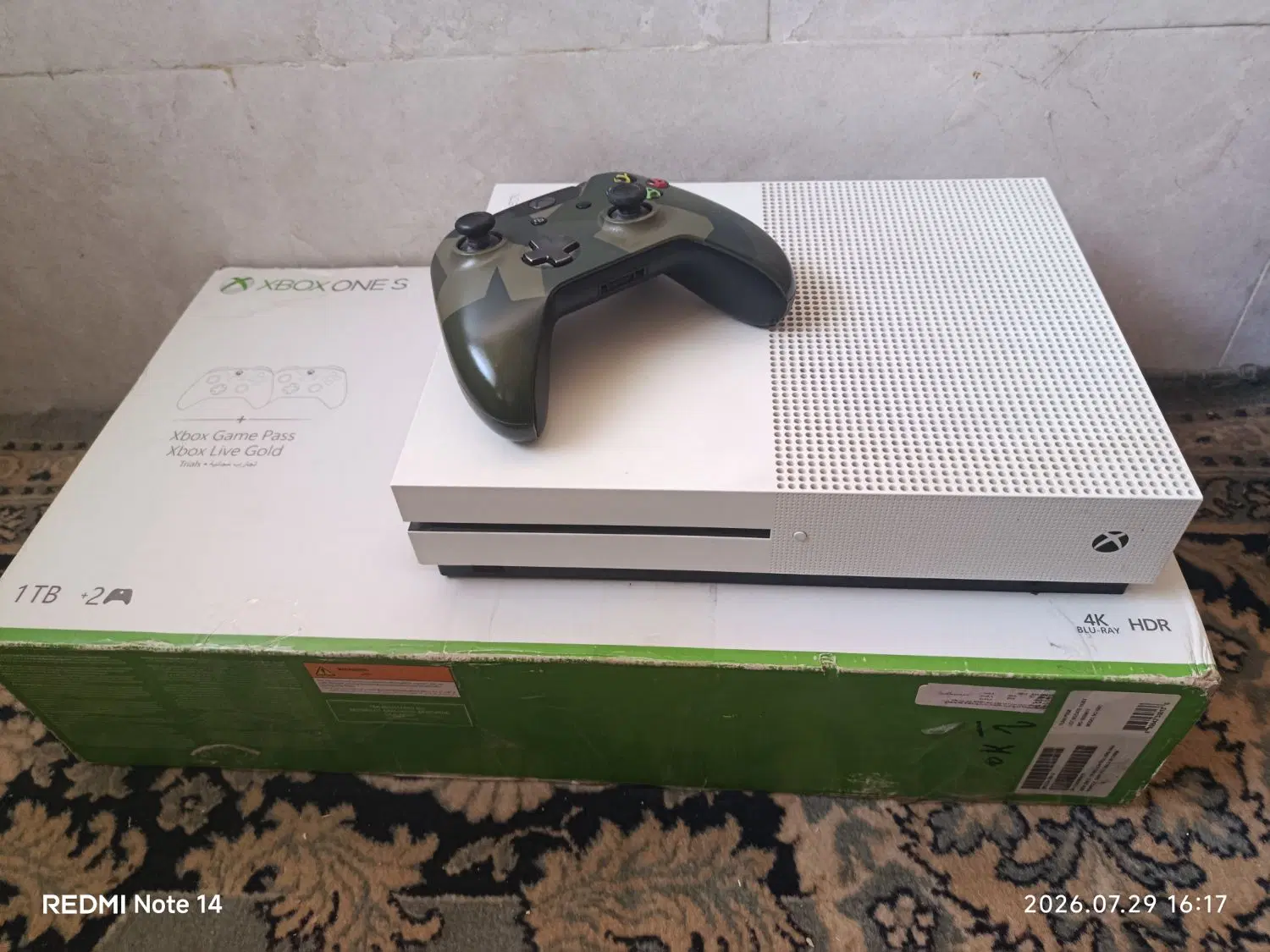 xbox one s 1T|کنسول، بازی ویدئویی و آنلاین|شیراز, شهرک کوشکک|دیوار