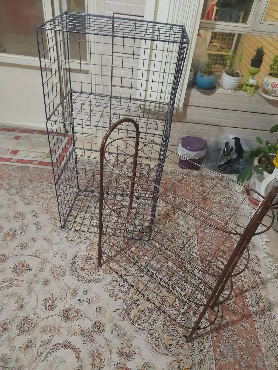 جاکفشی وقفسه فلزی|کتابخانه، شلف، قفسه‌های دیواری|نجف‌آباد, شهرک صنعتی منتظریه|دیوار