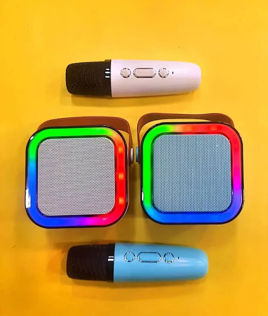 اسپیکر شارژی رقص نور همراه با میکروفن نو وآکبند|پخشکننده همراه|تبریز, |دیوار