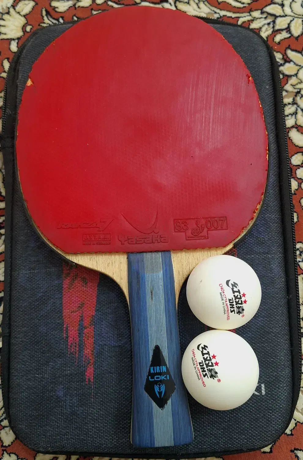 راکت پینگ پونگ لوکی با رویه راکزا ۷|ورزشهای توپی|مشهد, فرهنگیان (شهرک غرب)|دیوار