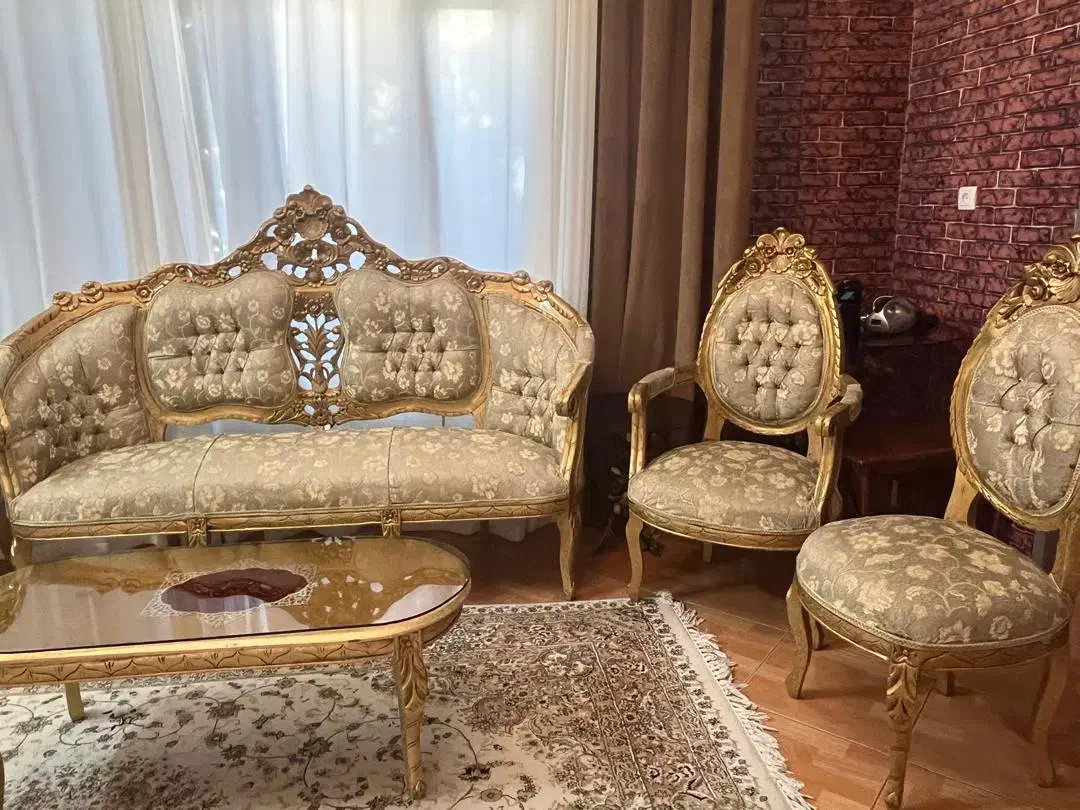 مبل سلطنتی .شیک،۹ نفره|مبلمان خانگی و میز عسلی|اصفهان, میرعماد|دیوار