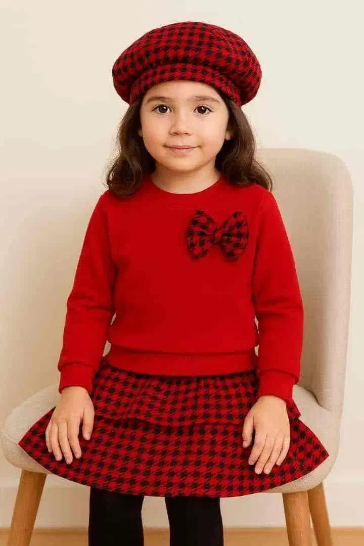 ست بلوز دامن کلاه بچگانه|کفش و لباس بچه|تبریز, |دیوار