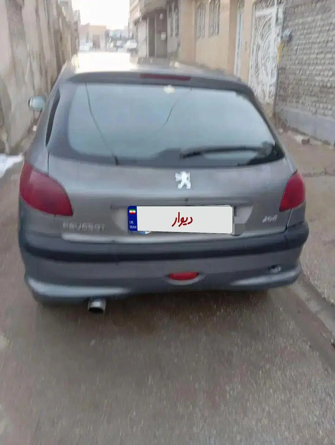 ۲۰۶خاکستری تیپ۳|خودرو سواری و وانت|ارومیه, |دیوار