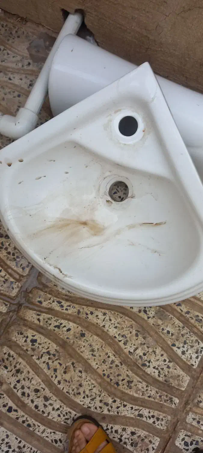 روشویی با پایه|لوازم سرویس بهداشتی|کرمان, |دیوار