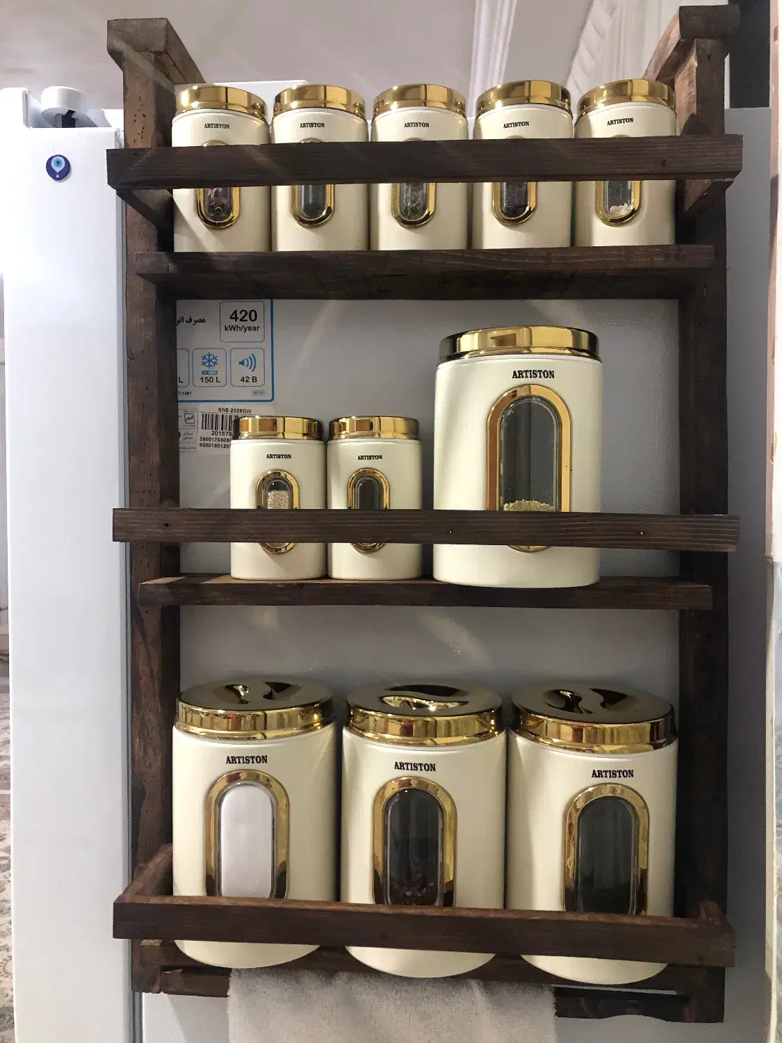 وسایل چوبی|کتابخانه، شلف، قفسه‌های دیواری|دورود, |دیوار