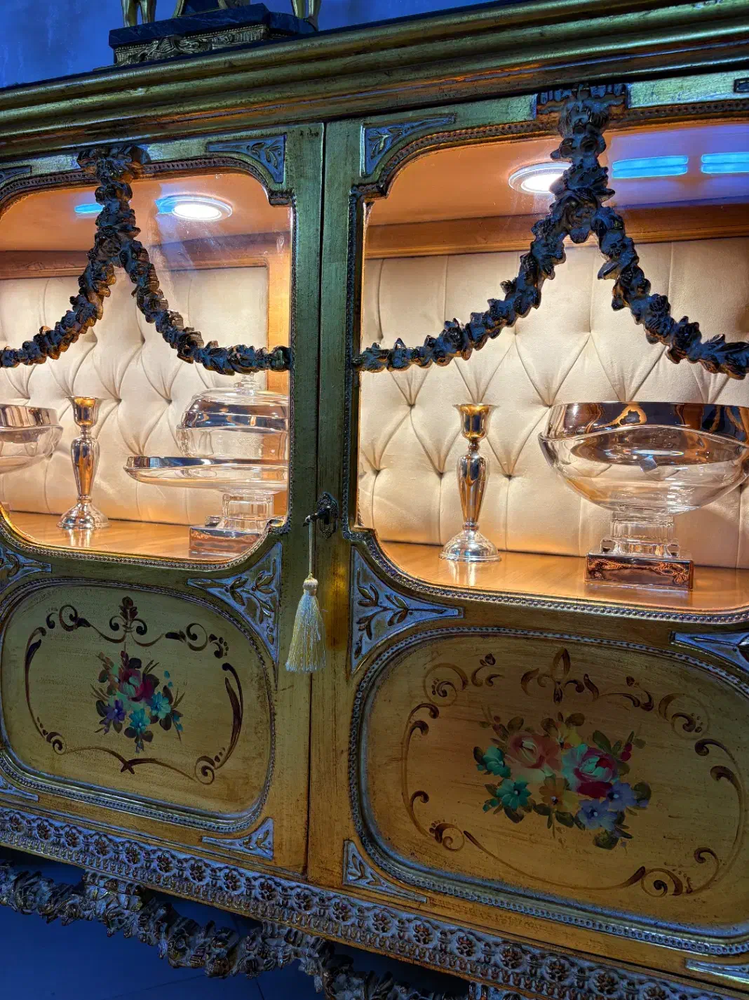 کنسول و ساعت شمعدان ست|بوفه، ویترین، کنسول|ری, دیلمان|دیوار