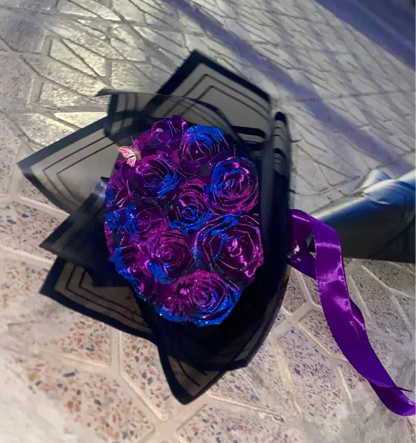 دسته گل روبانی ، جاودانه|گل مصنوعی|تبریز, |دیوار