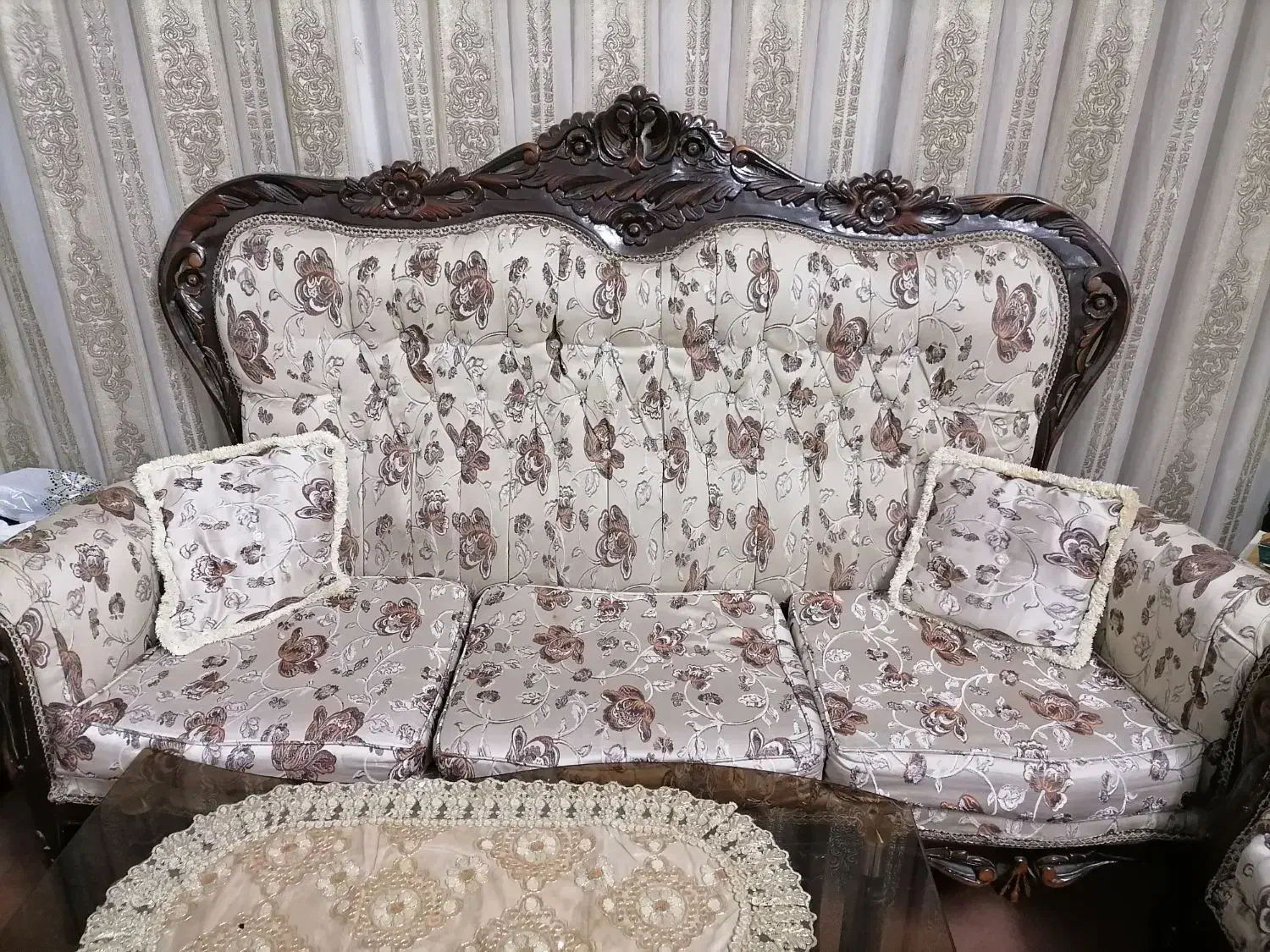 مبل سلطنتی|مبلمان خانگی و میز عسلی|قم, شهرک امام حسن|دیوار