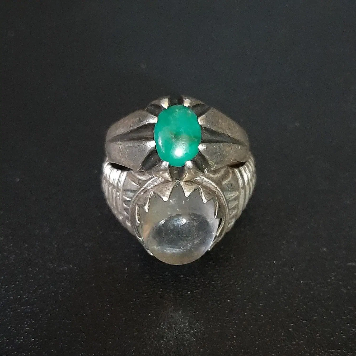 انگشتر نقره دُر نجف ، انگشتر نقره فیروزه|جواهرات|قم, باجک سه|دیوار