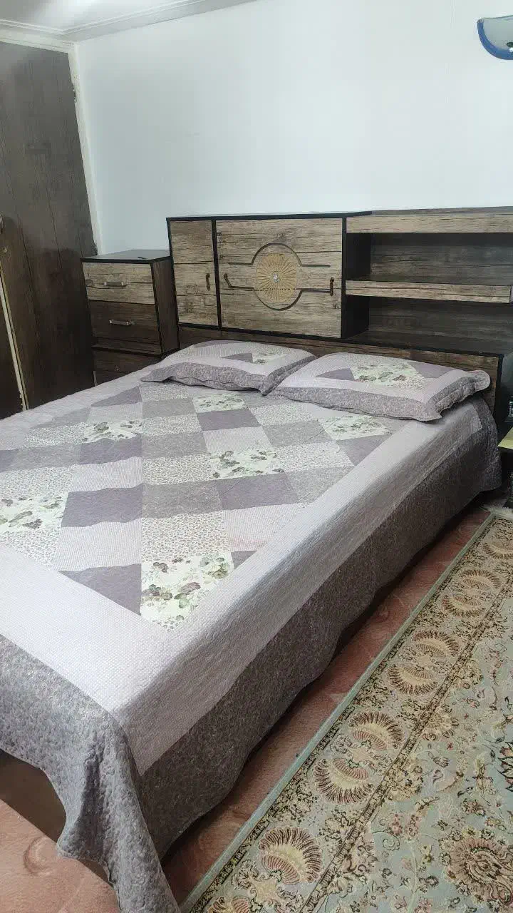 تخت خواب دونفره|تخت و سرویس خواب|قم, انسجام|دیوار