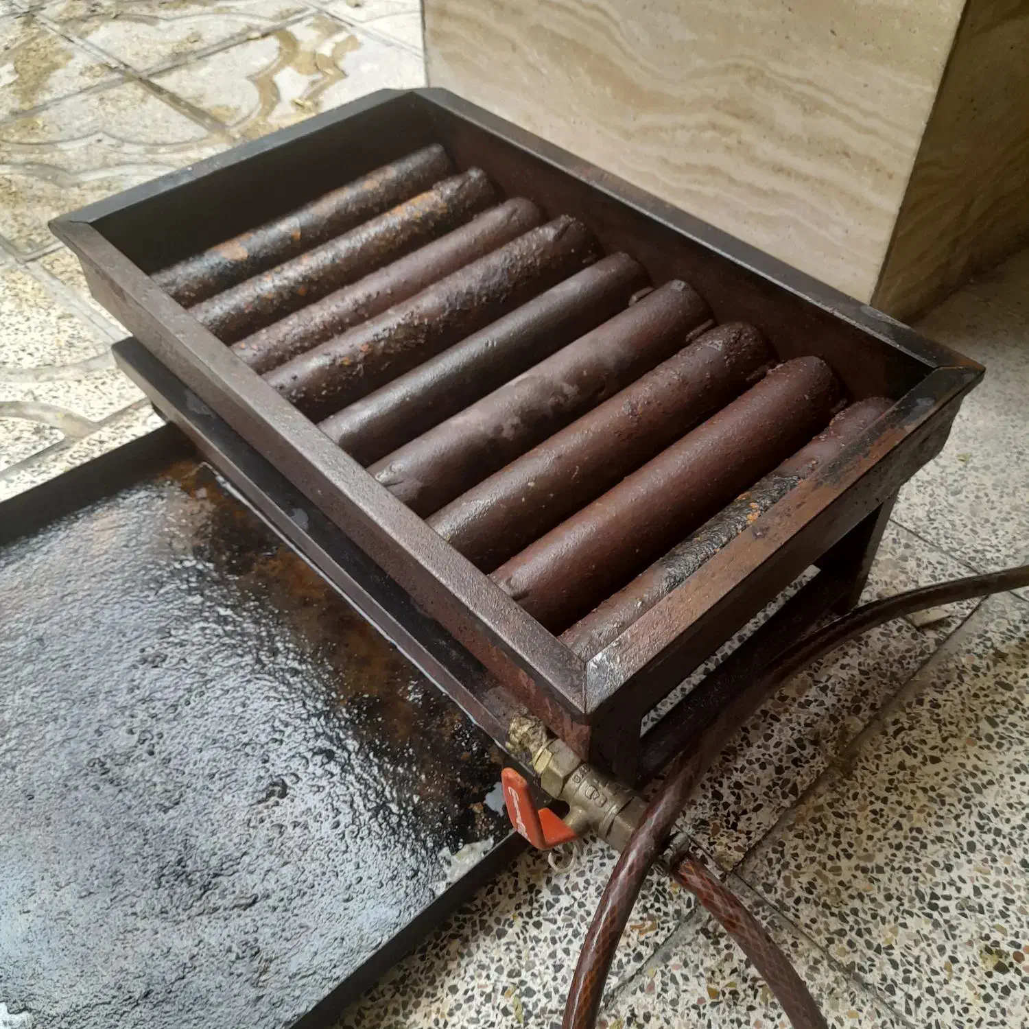 کباب پز گازی دست ساز آهنی|اجاق گاز و لوازم برقی پختوپز|اسلامشهر, شهرک انبیا|دیوار