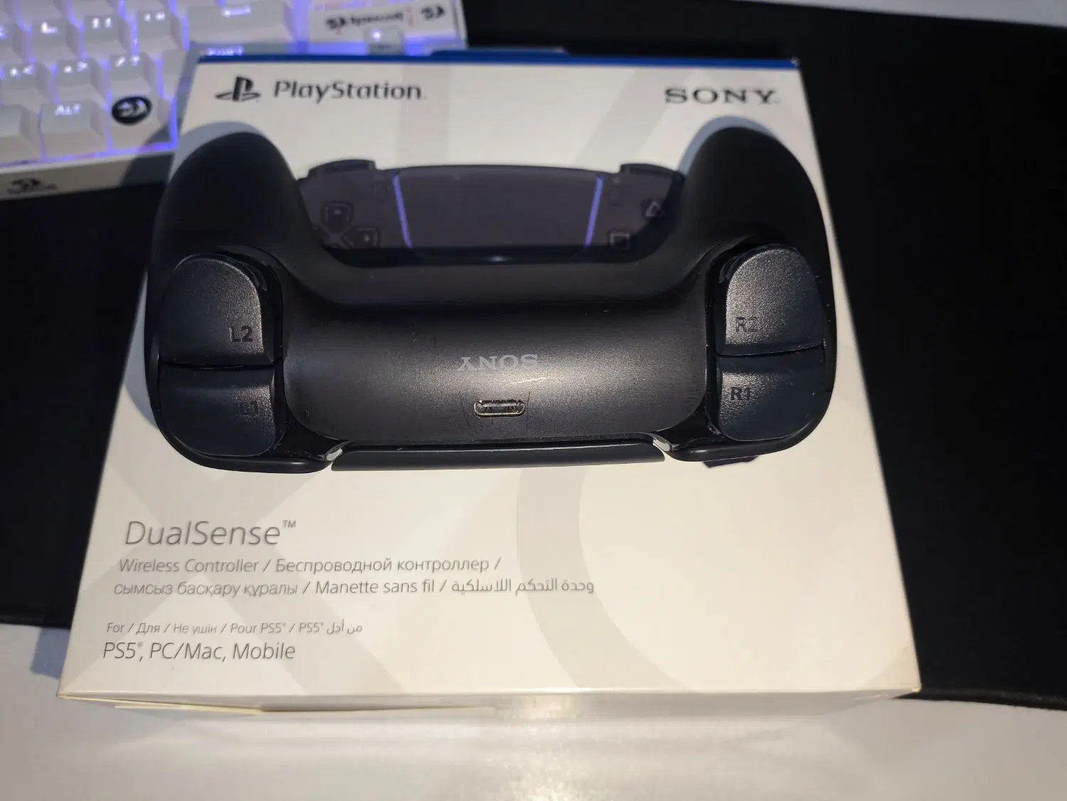 دسته PS5 Dual Sense مشکی|کنسول، بازی ویدئویی و آنلاین|تهران, جمالزاده|دیوار