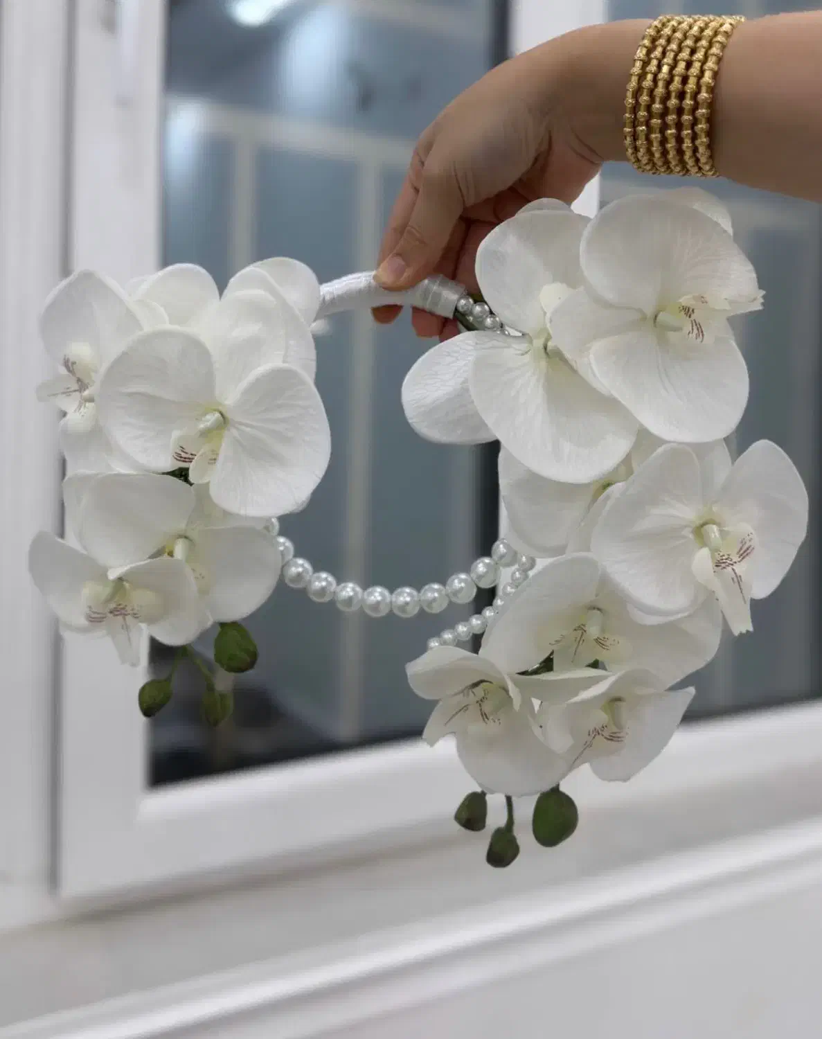 دسته گل عروس|گل مصنوعی|خرمآباد, |دیوار