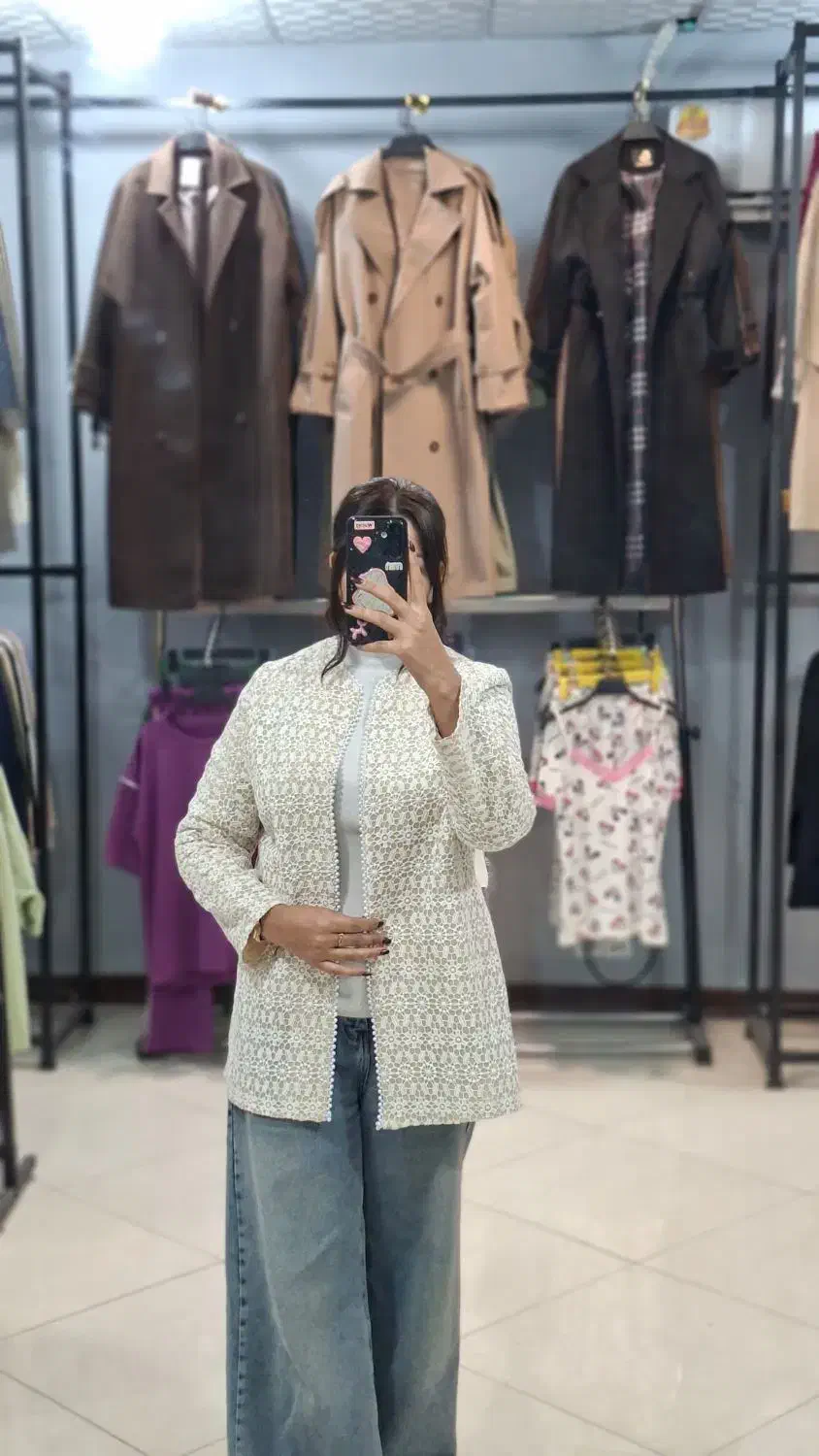 مانتو گیپور مرواریدی|لباس|زرندیه, |دیوار