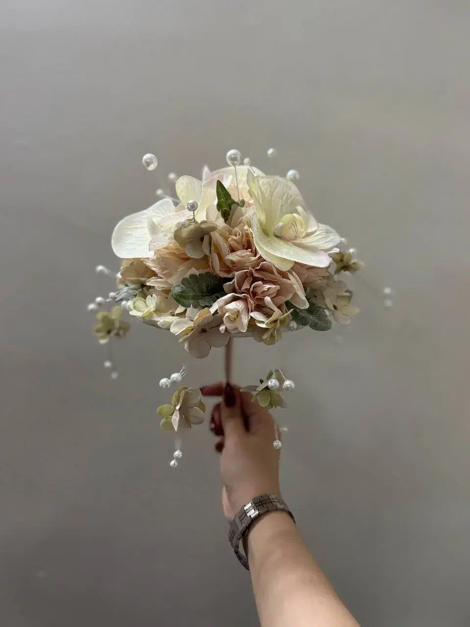 دسته‌گل عروس با سازه اروپایی|گل و گیاه طبیعی|تهران, امانیه|دیوار