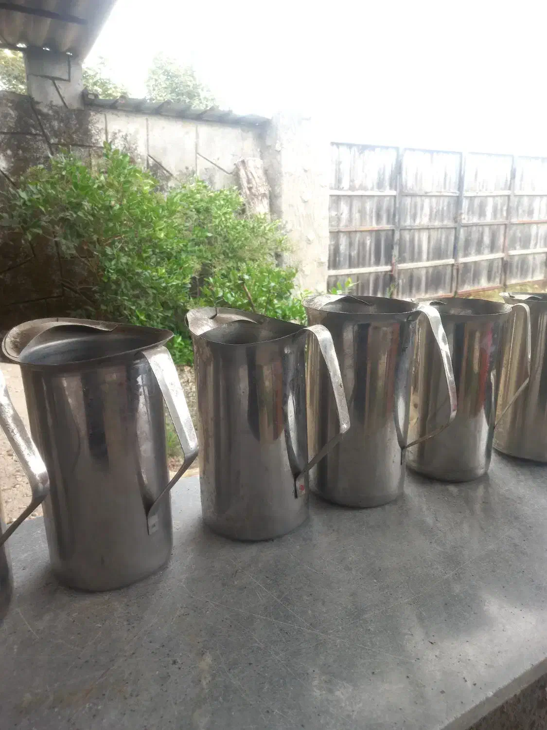 *پارچ آب استیل *|ظروف سرو و پذیرایی|تنکابن, |دیوار