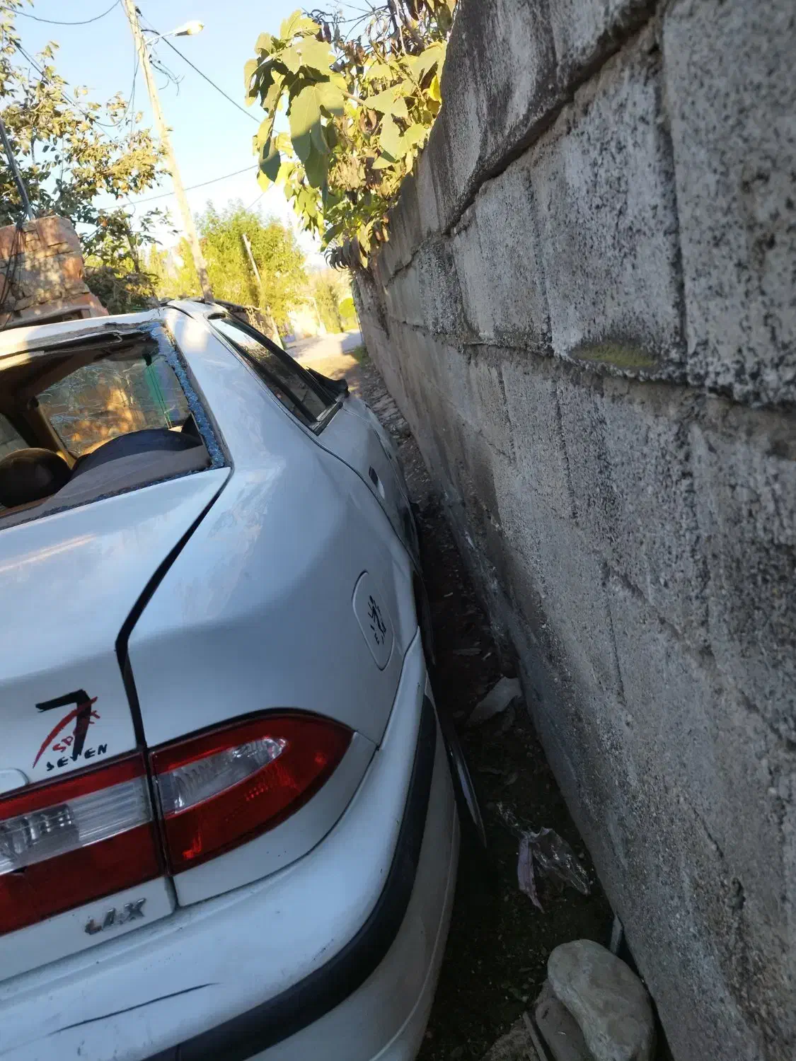 ماشین سمند تصادفی مدل ۸۷|خودرو سواری و وانت|القجر, |دیوار