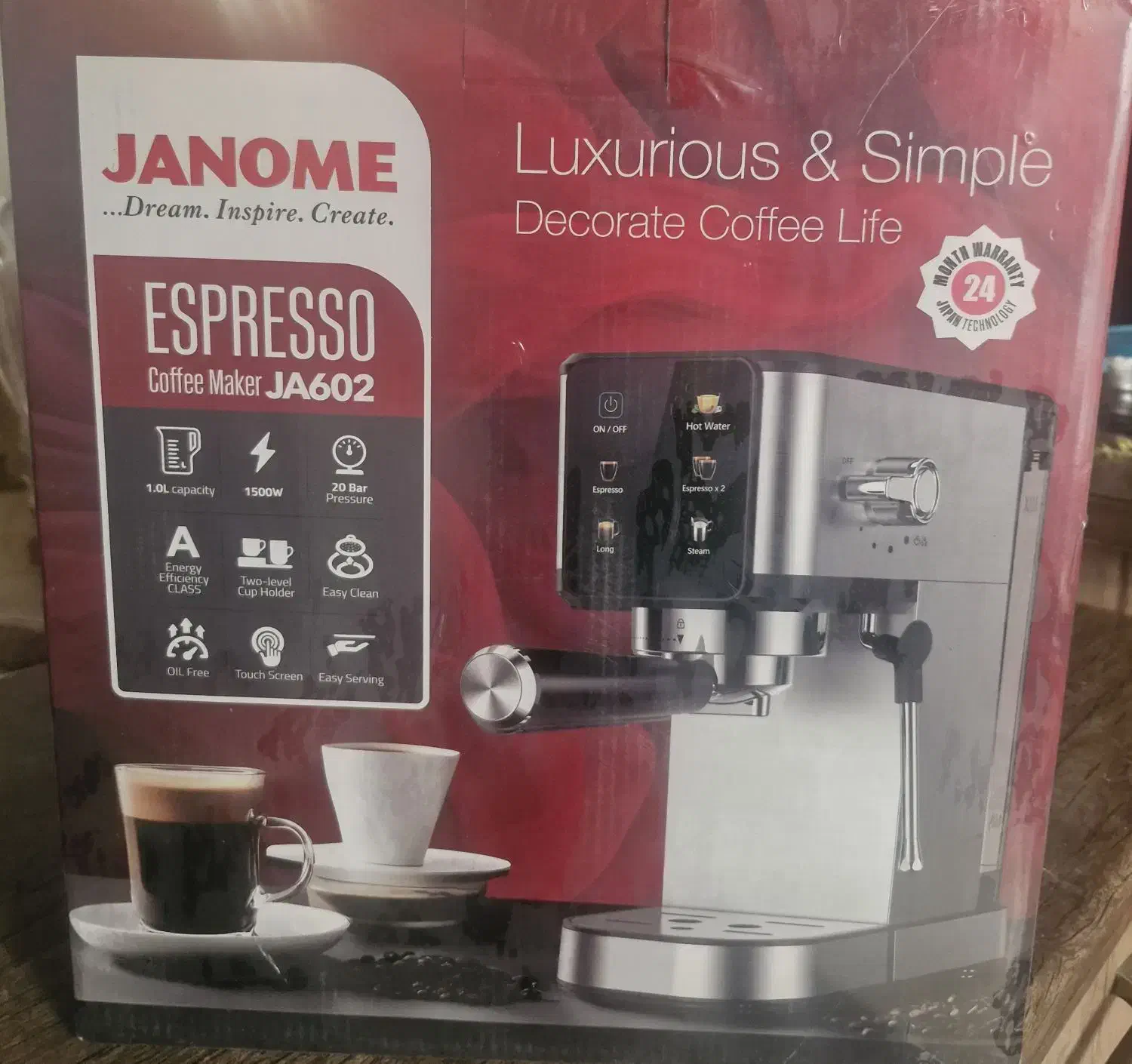 دستگاه اسپرسو ساز برند ژانومه مدل JA602|سماور، چایساز، قهوهساز|تهران, شهرک هما|دیوار