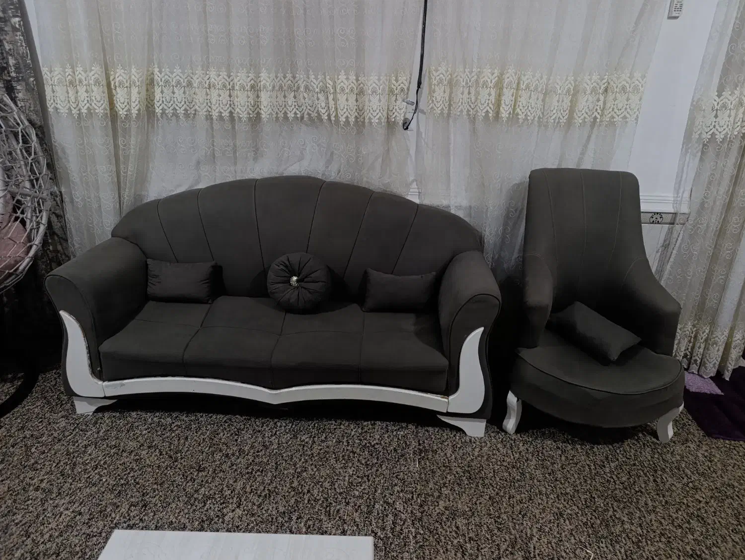 مبل ۷نفره تمیر تمیر|مبلمان خانگی و میز عسلی|آبپخش, |دیوار