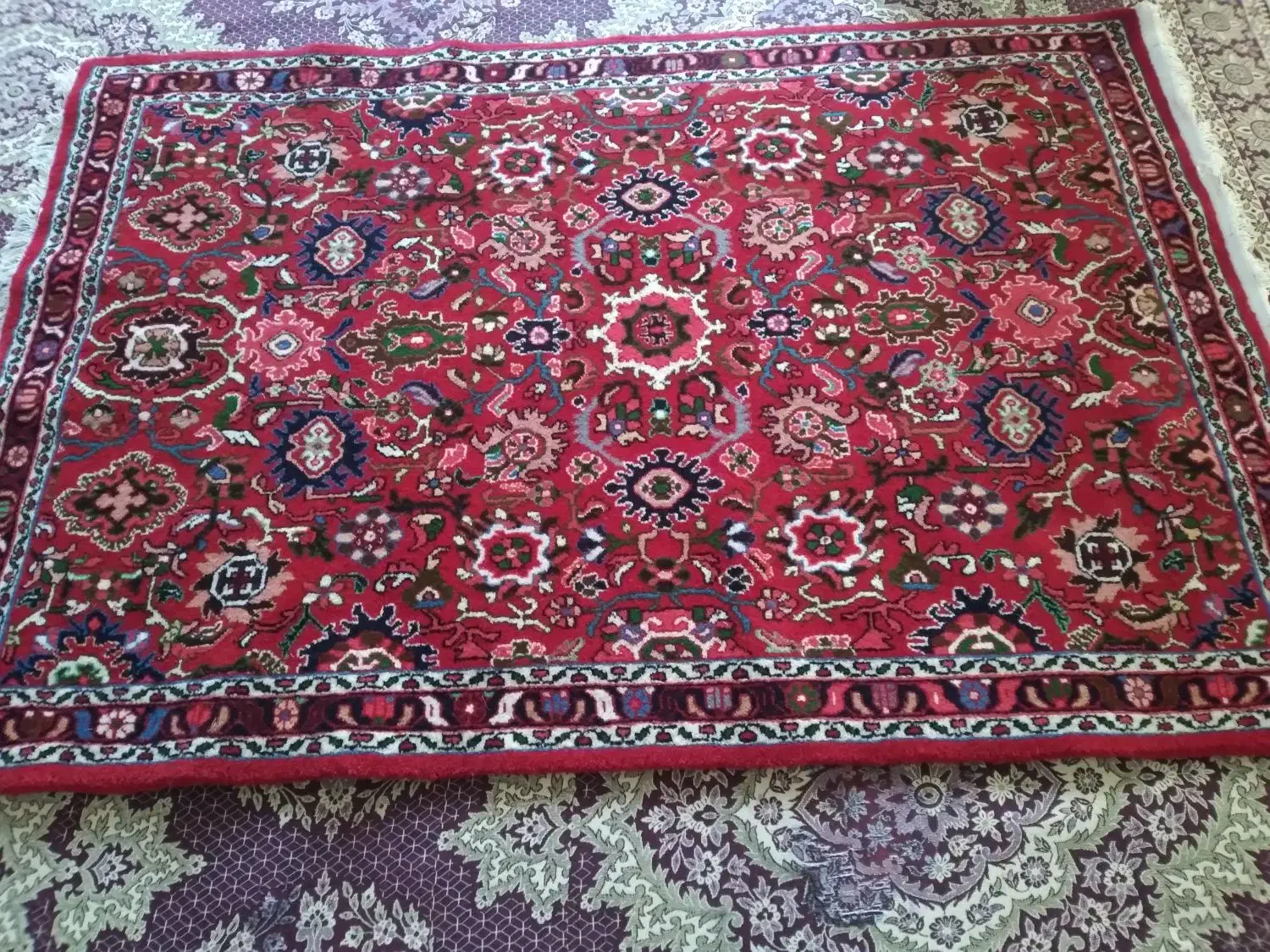 قالی دست بافت|فرش|ملایر, |دیوار