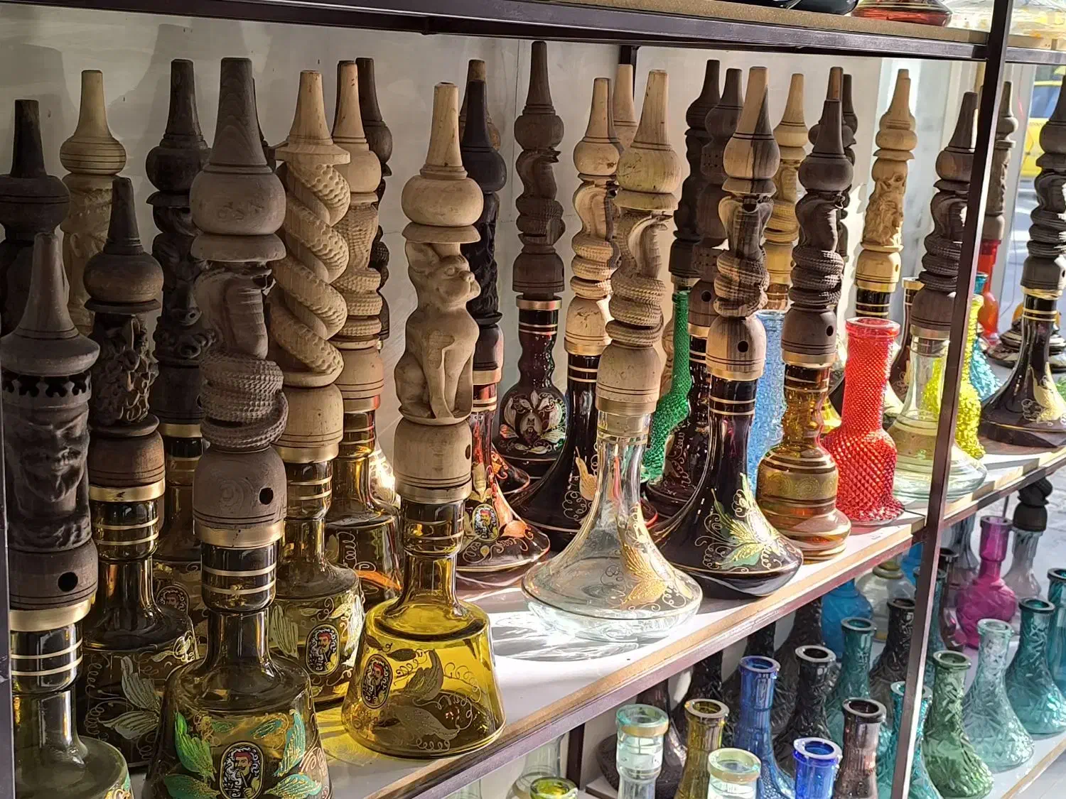 قلیان چوب گردو|کلکسیون و سرگرمی|مهاباد (آذربایجان غربی), |دیوار