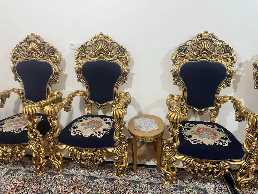 مبل استیل ۹نفره|مبلمان خانگی و میز عسلی|باغستان, |دیوار