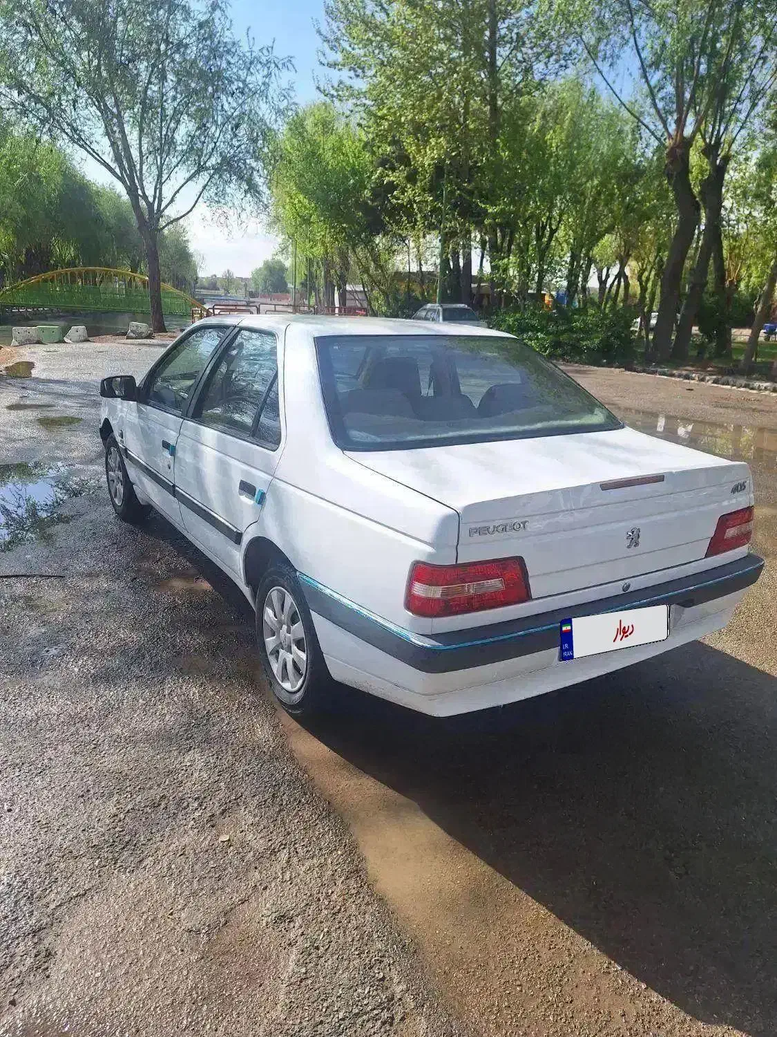 پژو سفید ۴۰۵ تیوفایو مدل ۹۶|خودرو سواری و وانت|لنجان, |دیوار