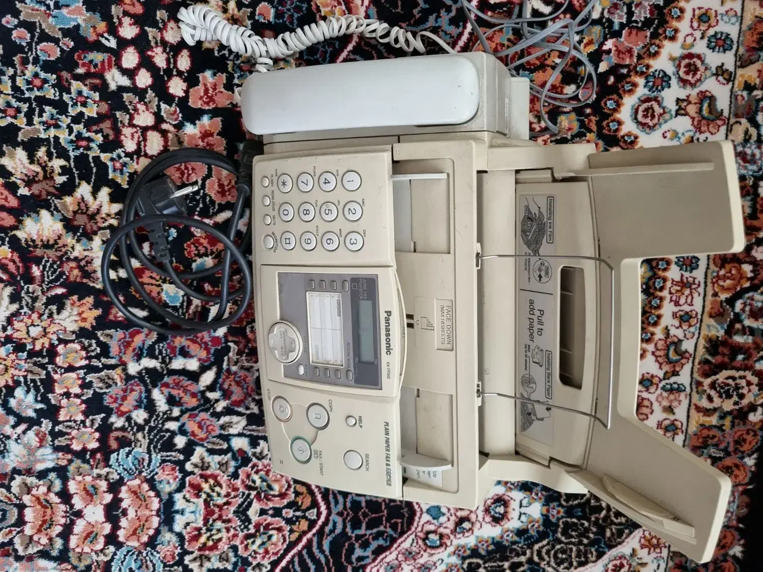 دستگاه فکس Panasonic|پرینتر، اسکنر، کپی، فکس|مشهد, فدک|دیوار