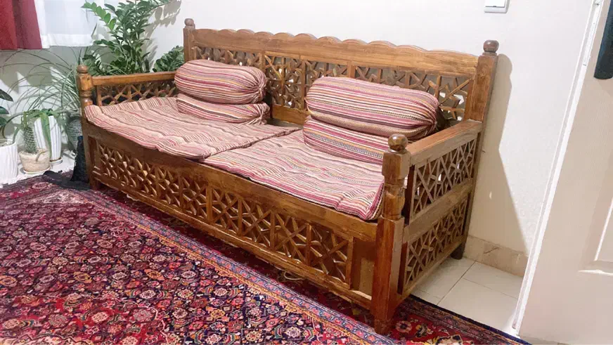 تخت سنتی باکس دار به همراه میز|مبلمان خانگی و میز عسلی|تهران, جنتآباد جنوبی|دیوار