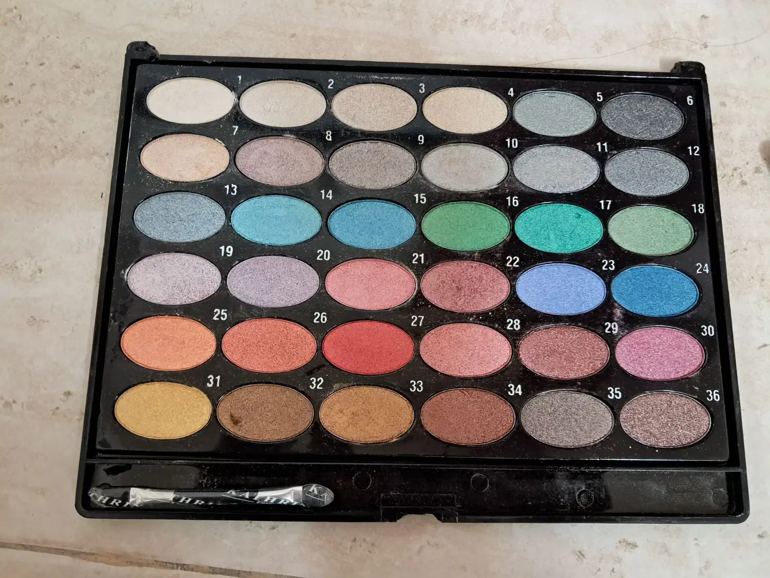 پالت سایه ۳۶ رنگ|آرایشی، بهداشتی، درمانی|سمنان, |دیوار