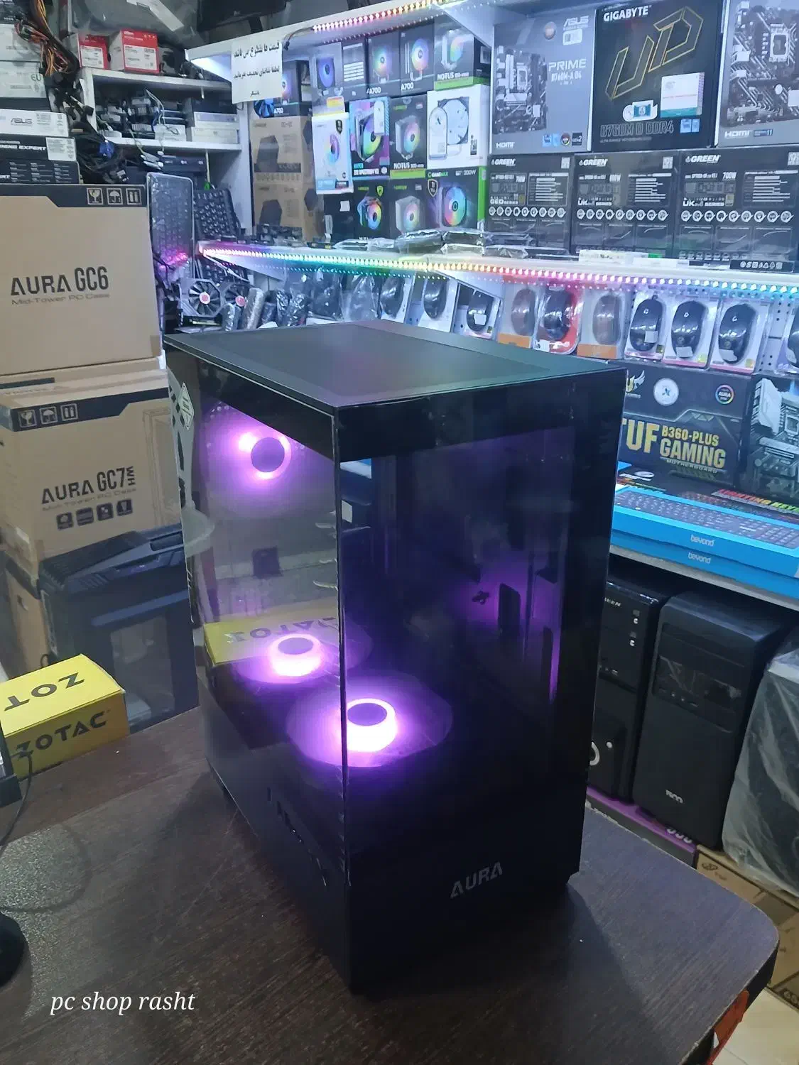 کیس نسل ۱۲ مادربرد wifi  گیمینگ|رایانه رومیزی|رشت, باهنر|دیوار
