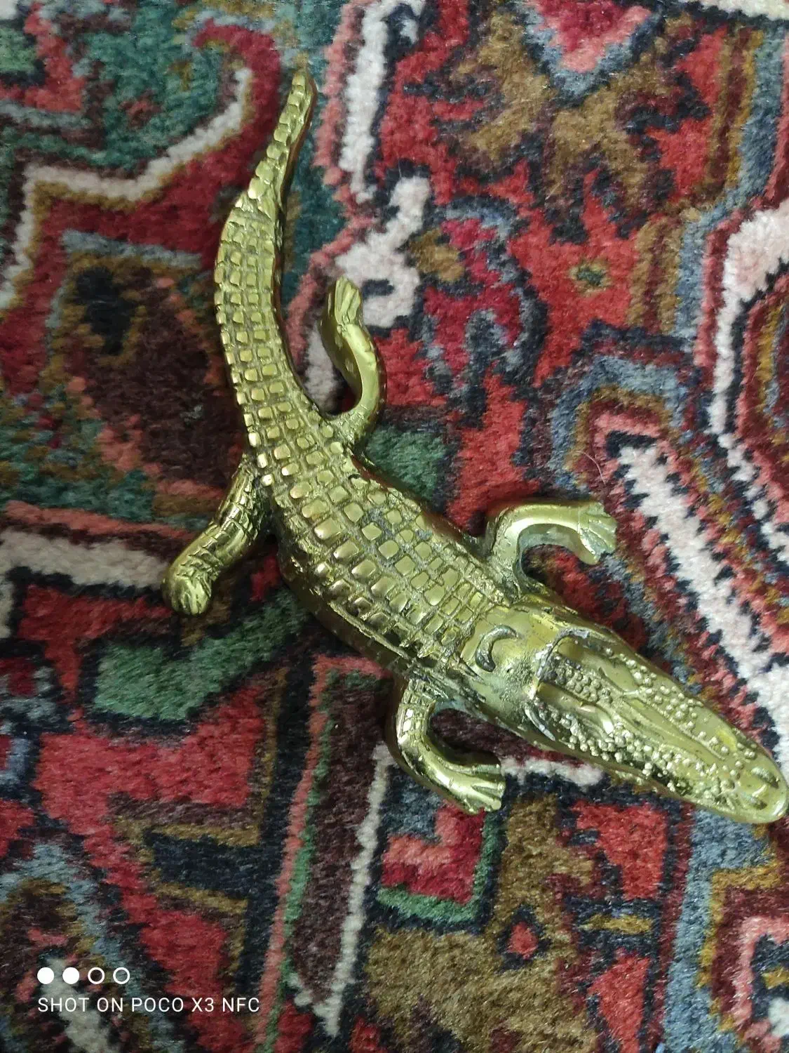 تمساح برنجی|مجسمه، تندیس، ماکت|تبریز, |دیوار