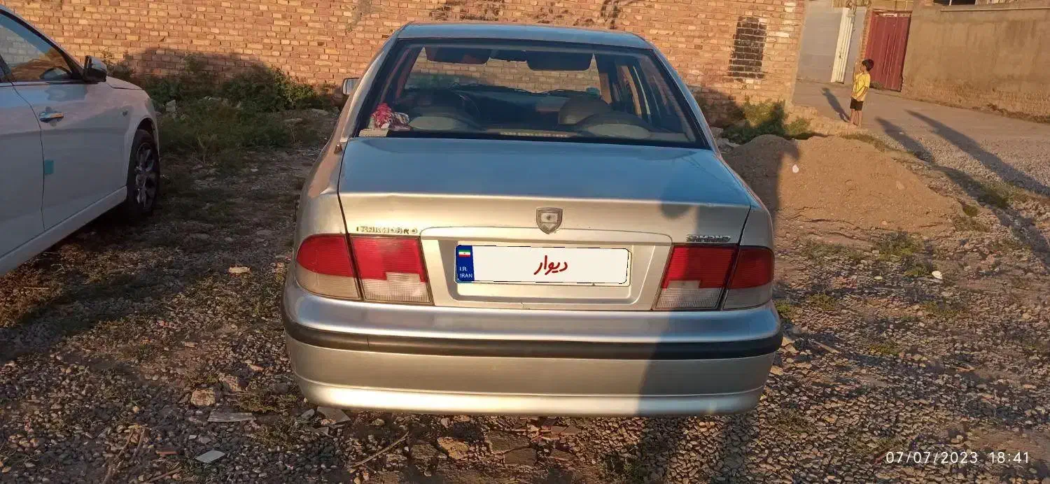 سمند نقرهای مدل۸۶|خودرو سواری و وانت|مینودشت, |دیوار