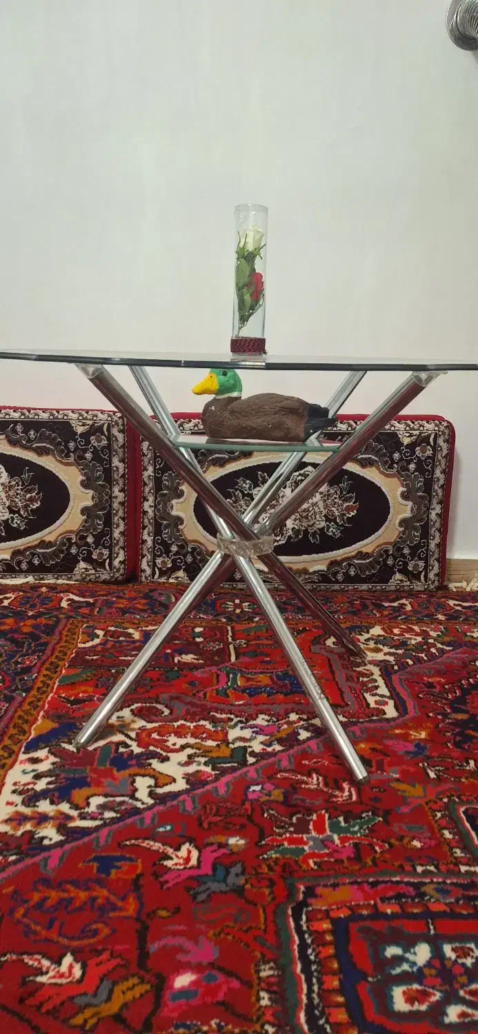 میز شیشه ای|میز و صندلی غذاخوری|تبریز, |دیوار