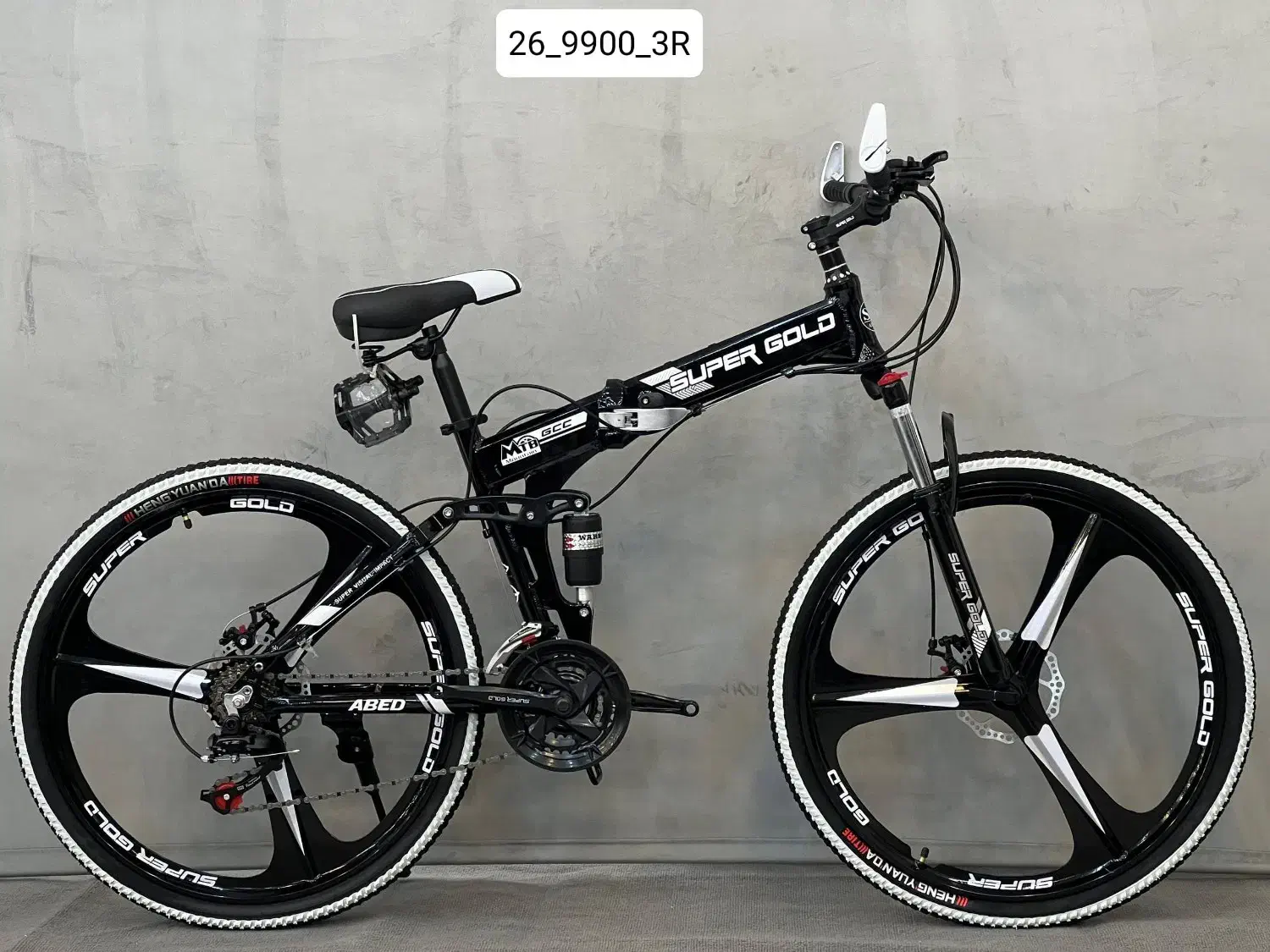 دوچرخه سوپر گلد تاشو ۲۴ دنده|دوچرخه، اسکیت، اسکوتر|کاشان, شهرک خاتم الانبیا (مسکن ملی کاشان)|دیوار