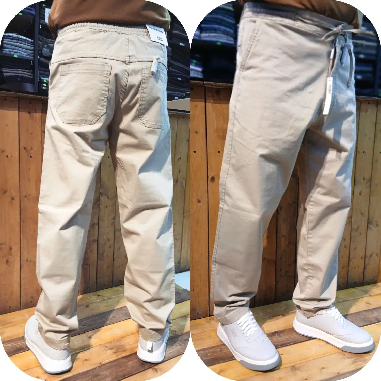 شلوار کتان نیم بگ زاراکس|لباس|قم, باجک دو|دیوار